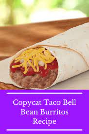 Easy Copycat Taco Bell Bean Burritos Recipe Mommy S Memorandum