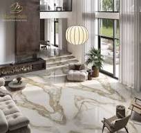 Calacatta Luxury Tile | White and Gold