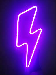 Lightning Neon Signlightning Bolt Neon Lightlightning Bolt Etsy In 2021 Neon Light Wallpaper Purple Lightning Neon Wallpaper