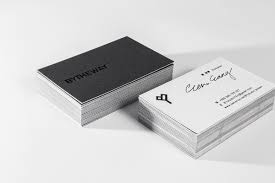 You probably heard the expression black never goes out of style. By The Way Business Cards Inspiration Cardfaves