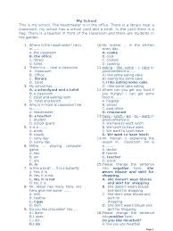 Soal bahasa inggris kelas 1 sd my classroom. Soal Bahasa Inggris Kelas 6 Sd Foods