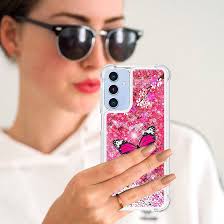 Amazon.com: CAIYUNL for Samsung Galaxy A15 5G Case with Screen  Protector,Glitter Bling Liquid Floating Women Girls Cute Soft TPU  Shockproof Protective Phone Case for Samsung Galaxy A15 5G