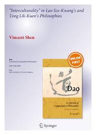 PDF) “Interculturality” in Lao Sze-Kwang's and Tong Lik-Kuen's Philosophies