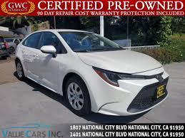 Sold 2020 Toyota Corolla Le Sedan 4d In National City