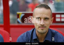 Mark Sampson England Women's Football Team Coach Stock Photo