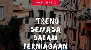 Penepatan visi,misi dan objektif perniagaan. Bab 2 T4 Trend Semasa Dalam Perniagaan Quiz Quizizz
