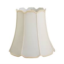 6 d x 6 w shade height: 16 Scallop Long Bell Lamp Shade Shades Of Light