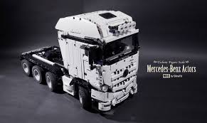 Moc Mercedes Benz Actors 8x4 Tractor Technic Figure 1 1 Lego Technic Mindstorms Amp Model Team Lego Truck Lego Technic Truck Lego Technic