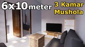 Desain rumah sederhana ukuran 6x10 meterreviewed by adminontuesday, december 25th, 2018.this is article aboutdesain rumah sederhana ukuran 6x10 meterrumah dengan ukuran 6x10 meter dikenal sebagai rumah yang memiliki ukuran 60 meter persegi. Desain Rumah Gratis Rumah Minimalis 6x10 Meter 3 Kamar Tidur Mushola Facebook