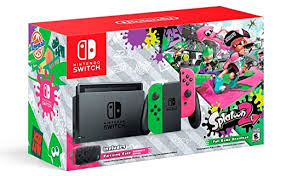 Even though i had to pay a bit for compared to retail price, it was 100% worth it!! Amazon Com Nintendo Switch Hardware With Splatoon 2 Neon Green Neon Pink Joy Cons Nintendo Switch Video Games