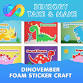 Sensory Take & Make: Dinovember Foam Sticker Craft event image