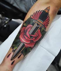 50 Sword Tattoo Ideas Cuded Traditional Tattoo Design Neo Traditional Tattoo Traditional Dagger Tattoo