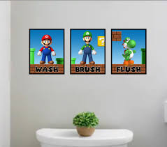 Wash Brush Flush Printable Bathroom Wall Art In 2020 Bathroom Wall Art Bathroom Wall Art Printables Business Logo