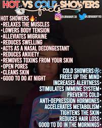 Hot Vs Cold Showers Facts Self Improvement Tips Beauty Tips For Glowing Skin Baddie Tips