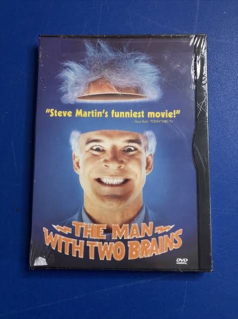 STEVE MARTIN - THE MAN WITH TWO BRAINS DVD. Warner Bros, 1999. NEW & SEALED.