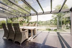 Glasfaltturen Unter Dem Terrassendach Freie Sicht In Den Garten Bei Uns Als Glas Schiebturen Oder A Terrassen Dach Terrassendach Terrassenuberdachung