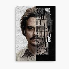 Narcos Netflix Pablo Escobar Canvas Prints for Sale