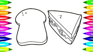 Click the button below to download and print this coloring sheet. Fascinating Coloring Pages Sandwich Free Picolour