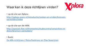 Workshop Apa Het Belang Van Apa Inhoud Verschil In Tekst Literatuurlijst Uitgebreide Uitleg Over De Opbouw Voorbeelden Van Verschillende Soorten Bronnen Ppt Download