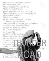 Maybe you would like to learn more about one of these? Thunder Road By Bruce Springsteen Printable Wall Art Poster Springsteen Lyrics Cool Lyrics Bruce Springsteen