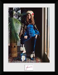 Janis Joplin - Wolman Colour Poster Incorniciato, Quadro su Europosters.it