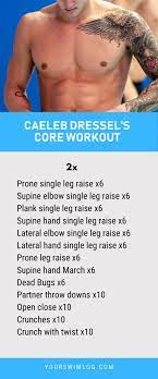 Olympic team swimming trials on june 17, 2021 in omaha, neb. Coreintine Check Out Caeleb Dressel S Core Workouts Core Workout Workout For Flat Stomach Swimming Workout
