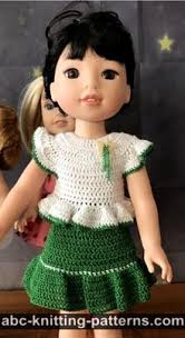 Anna and elsa crochet patterns for 18 inch dolls: Abc Knitting Patterns Crochet Doll Clothes 73 Free Patterns