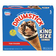 Diy network shows you how to make a gift box or trinket box that looks like a cake with a melting ice cream cone on top. Save On Nestle Drumstick Ice Cream Cones Triple Chocolate King Size 5 Ct Order Online Delivery Giant