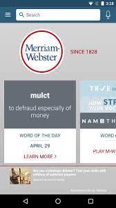 Get america's most useful and respected dictionary, optimized for your android device. Dictionary Merriam Webster For Android Apk Download