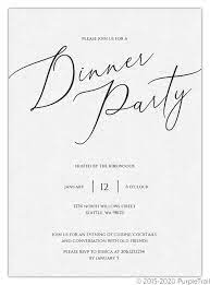 Fab dinner party invitation wording examples you can use as ideas. Simple Script Dinner Party Invitation Dinner Party Invitations