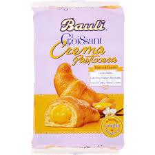 Our cornetto alla cremas recipe works best by using up some slightly stale large croissants as the sweet and creamy vanilla filling brings them back to life. Bauli Croissant Alla Crema Cornetti Farciti In Conf 6 Brioche