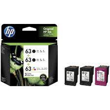 This hp 63xl bk ink cartridge contains at least the same amount of ink as the original genuine cartridge. Hp 63 Black And Colour Ink Cartridges 3 Pack Officeworks