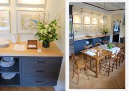 Midnight Blue Kitchen Cabinets Herringbone Floors Jpg 700 490 Pixels Blue Kitchen Cabinets Blue Kitchens Kitchen Remodel