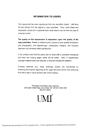 INFORMATION TO USERS