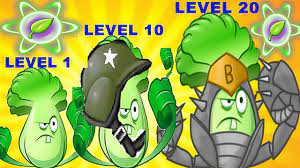Bonk Choy Pvz2 Level 1-10-20 Max Level in Plants vs. Zombies 2: Gameplay  2017 - YouTube