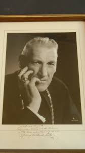 LARGE VINTAGE SIGNED PHOTOGRAPH PORTRAIT of CARDINAL CUSHING by FABIAN  BACHRACH