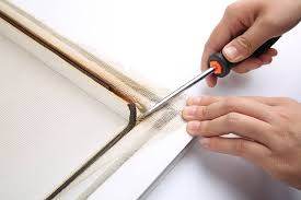 Screen windows may become damaged over time, but replacing the entire screen and frame isn't your only option. How To Replace Old Window Screen
