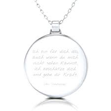 Jetzt stöbern, preise vergleichen und günstig online kaufen! Schutzengel Spruch Kette Mit Gravur Auf Anhanger Aus 925 Sterling Silber Mania Design