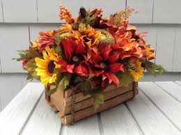 Rustic Thanksgiving Floral Arrangement Fall Color Sunflowers Etsy In 2020 Thanksgiving Floral Arrangements Thanksgiving Floral Fall Floral Centerpieces