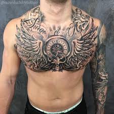 If You Want To Make The Dream Come True And To Get The Best Tattoo In Your Life Just Choose Your Own P Chest Tattoo Men Cool Chest Tattoos Chest Piece