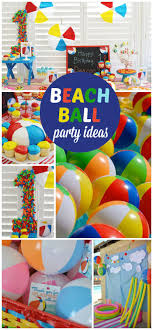 Birthday Party Theme Ideas For 6 Year Old Boy Beach Ball Birthday Beach Ball First Birthday Catch My Party Beach Ball Birthday Birthday Party Themes Ball Birthday Parties