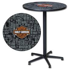harley cafe pub tables cooler and