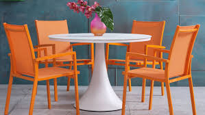 simple orange dining chairs  givdo