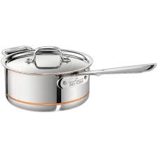 All Clad Copper Core 4 Quart Saucepan Cookware And Bakeware Stainless Steel Stove All Clad