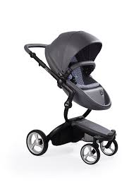 Mima Xari Cool Grey Seat Retro Blue Starter Pack The Only Stroller Made With Leatherette Fabric The Mima Xari Is Mo Mima Xari Stroller Stroller Mima Xari