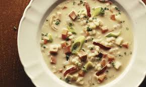 Gerstensuppe Die Zwiebel In Der Bratbutter Glasig Dunsten Gemuse Fleisch Und Rollgerste Beigeben Und Gut Anbraten Gerstensuppe Rezept Gerstensuppe Rezepte