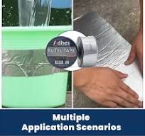 ADHES Butyl Tape for RV Repair Waterproof Aluminum Foil Sealant Tape