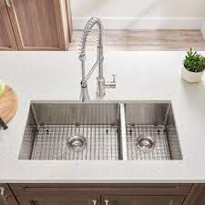 Mrdirect Stainless Steel 32 X 18 Double Basin Undermount Kitchen Sink Wayfair Undermount Kitchen Sinks Kitchen Remodel Stainless Steel Kitchen Sink