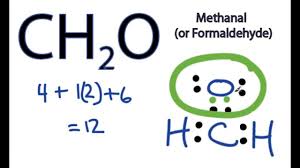 How To Draw The Lewis Dot Structure For Ch2o Formaldehyde Youtube