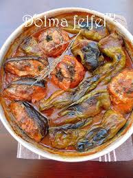 Bonjour Alors Un Petit Partage D Un Delicieux Plat Algeriens Dolma Felfel Poivrons Farcie A La Via Aubergine Au Four Recettes De Cuisine Chou Farci Recette